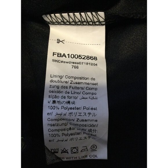 Black Floral Embroidered Dress Size M Long Mesh Sleeves Whimsigoth Fairygrunge - Picture 8 of 13